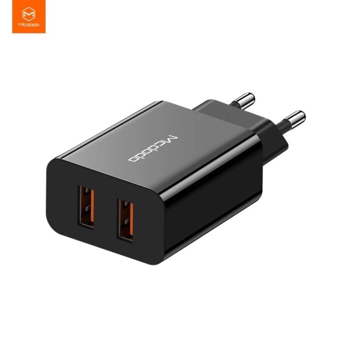 Ficha de carga DUAL USB 18 W MC DODO