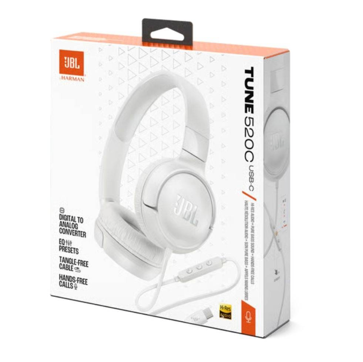 Auricular Manos Libres Tune 520C Conector Tipo C Blanco