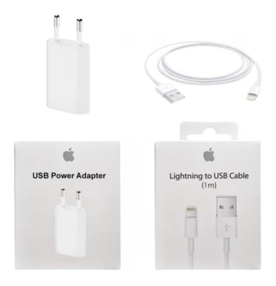 Combo Kit de cargador & cable lightning original para iPhone & iPad