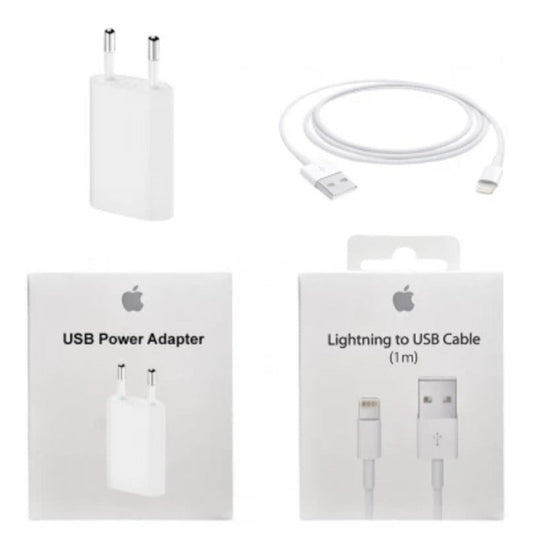 Combo Kit de cargador & cable lightning original para iPhone & iPad