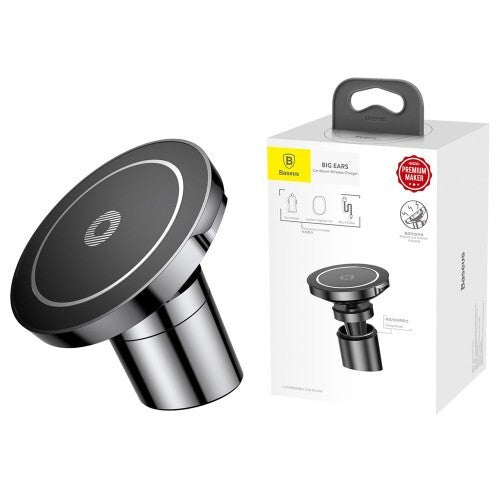Soporte para rejilla de auto carga inalambrica metal big ears Baseus