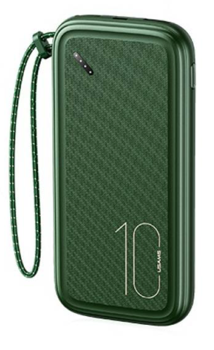 Power Bank Dual USB 10.000mAh CD150 Verde - PB56 USAMS
