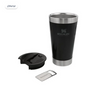 Stanley Vaso Cerveza 16 Oz con Destapador Negro