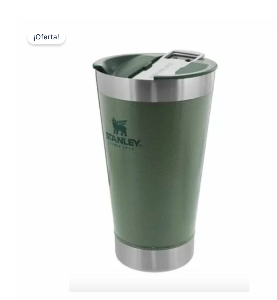 Stanley Vaso Cerveza 16 Oz con Destapador Verde