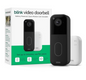 Blink Video Doorbell (modelo más reciente) – Visión HD de la cabeza a los pies, dos años de duración de la batería y configuración sencilla. Sync Module Core incluido – Sistema (negro)