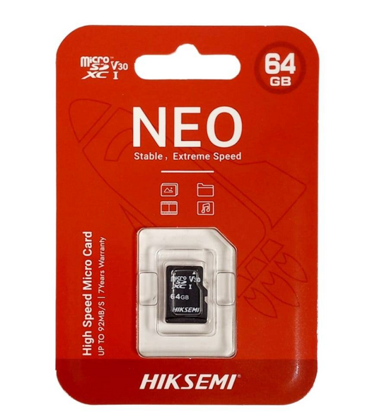 Tarjeta MicroSD 64GB Hiksemi