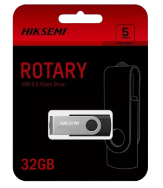 Pen Drive 32GB USB 2.0 Negro Hiksemi