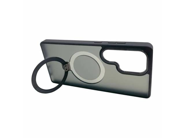 Case c/Anillo Soporte Samsung S24 Plus/S25 Plus - Negro