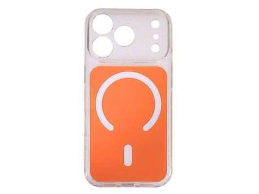 TPU Compatible con Carga Magnética Apple iPhone 17 Pro - Anaranjado